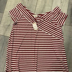 Weekend Suzanne Betro size XL red and white top